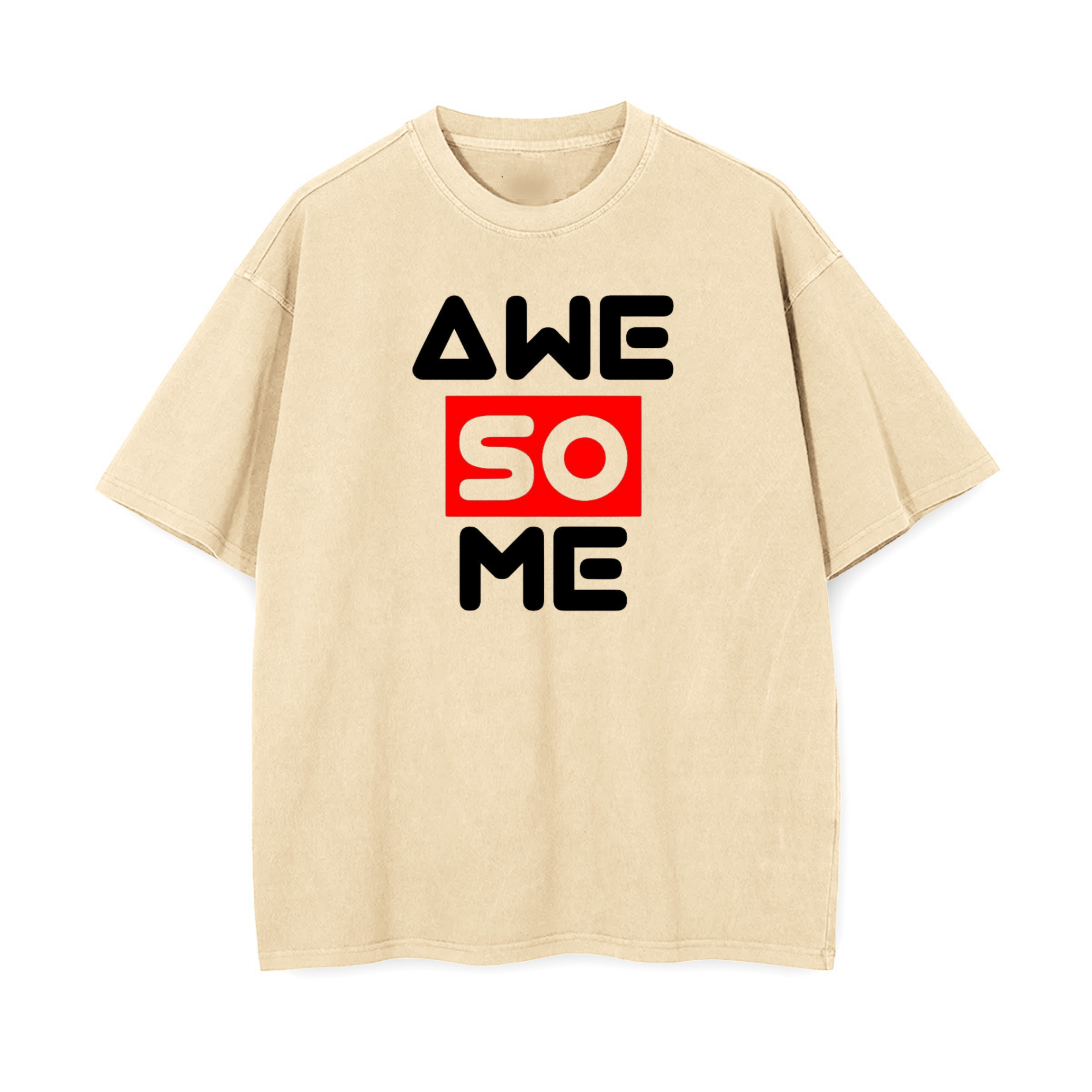 Awesome - Unisex Oversized T-Shirt Drop Shoulder