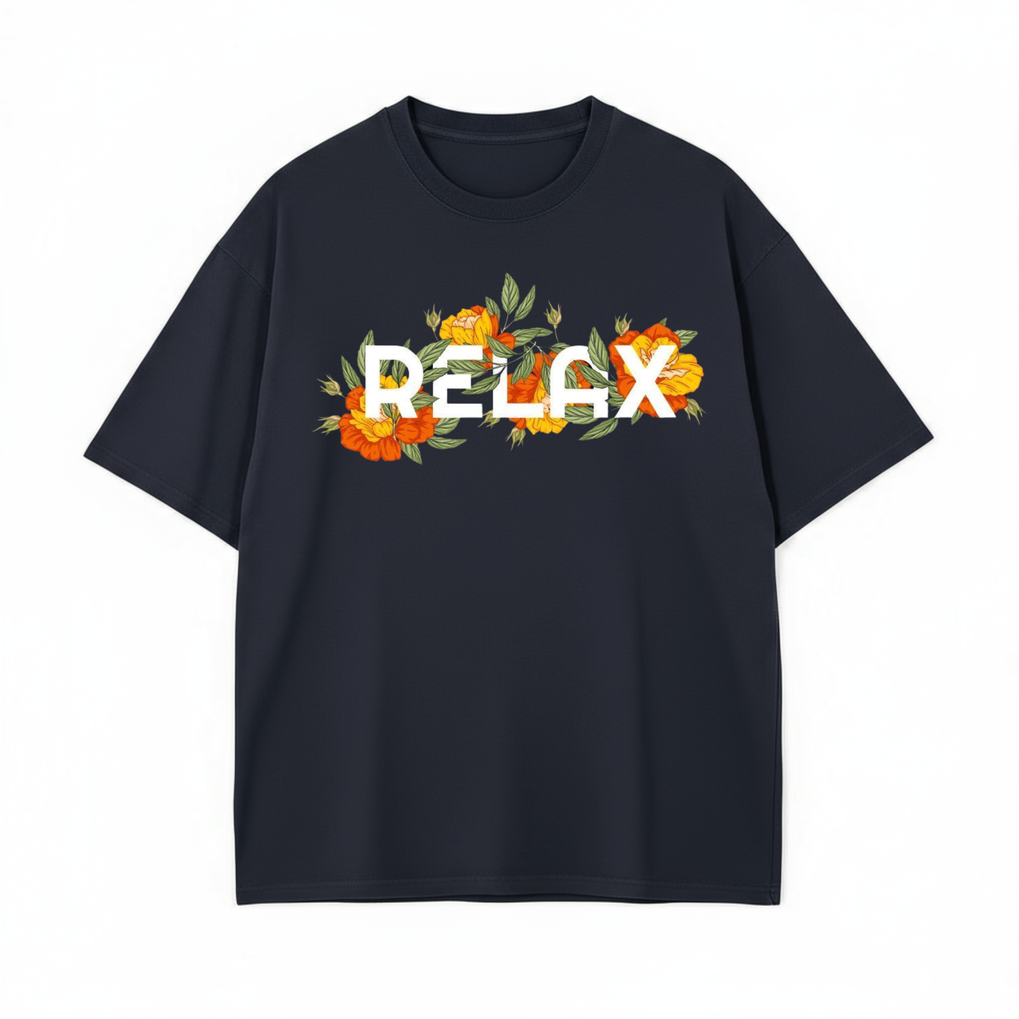 Relax : Unisex Oversized T-Shirt Drop Shoulder